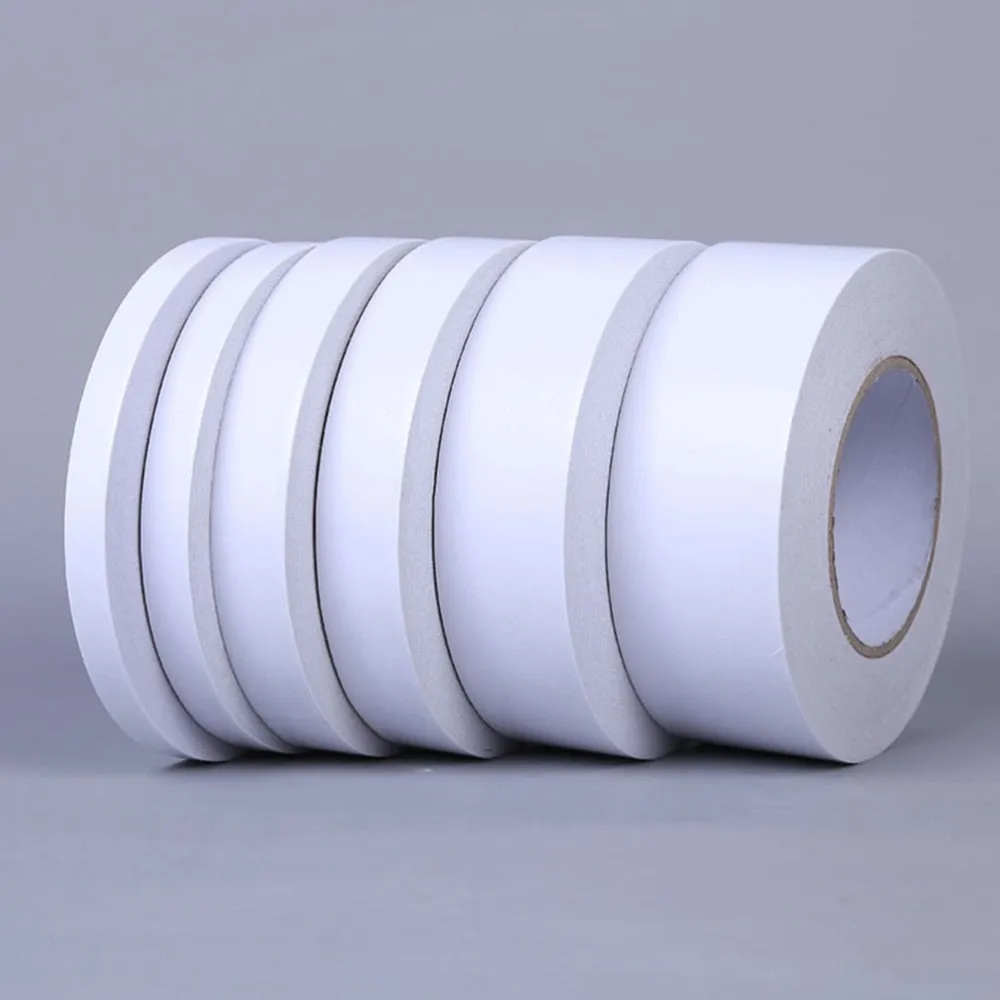 10Pcs 1.2x800cm Double-Sided Adhesive Tape Arts Crafts