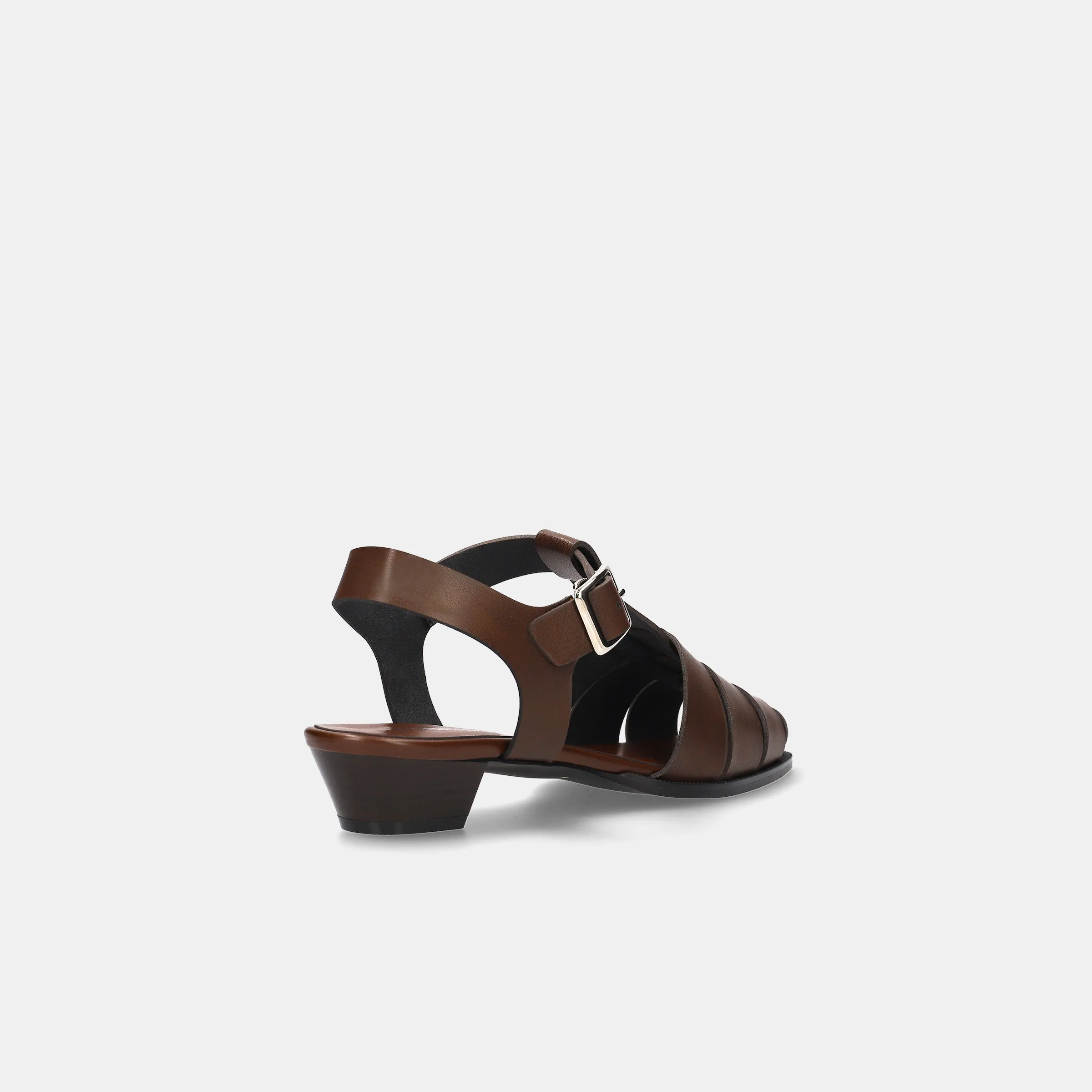 15% OFF: Gurkha Sandals 3cm Heel (3398) Dark Brown