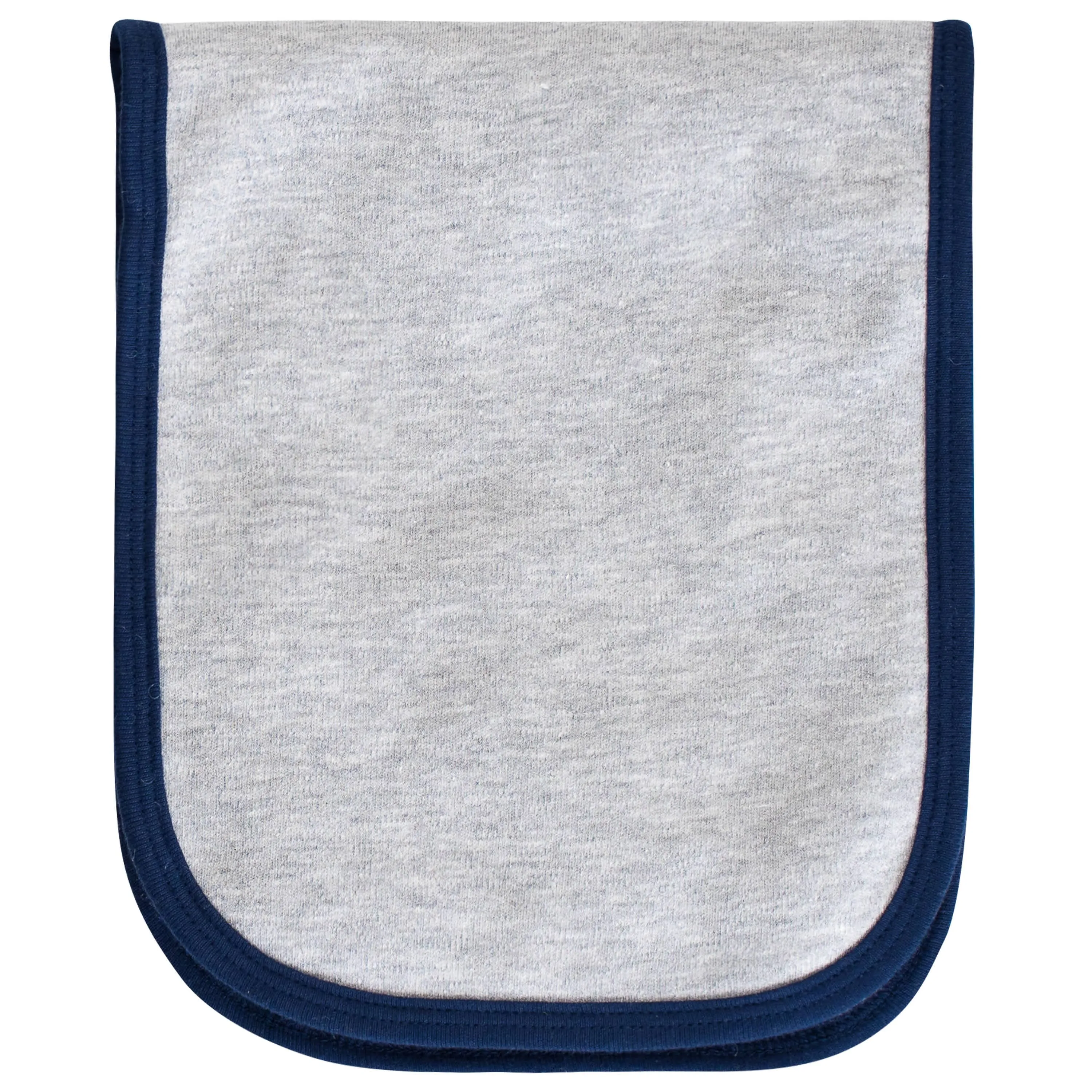 4-Pack Baby Boys Blue Triangle Burp Cloths