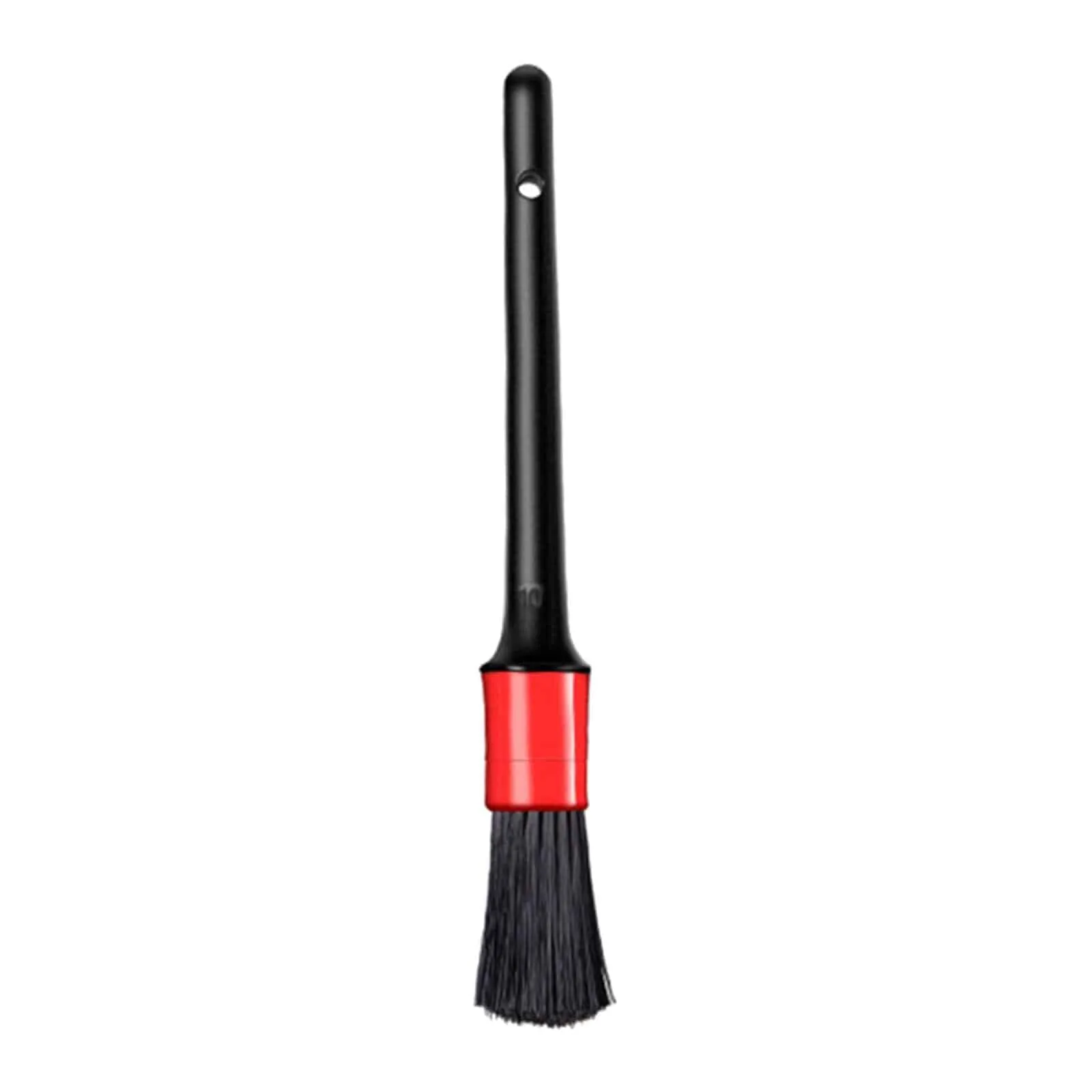 5 PIECE SOFT BRISTLE, WOOD HANDLE WHEEL, LUG NUT, & INTERIOR BRUSH SET