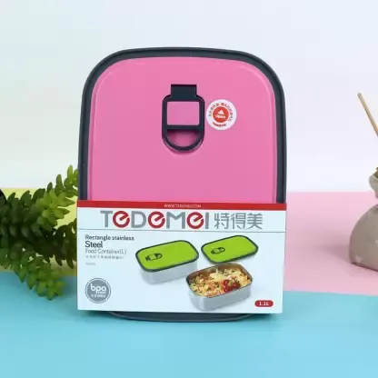 680ml Rectangle Stainless Steel Food Container