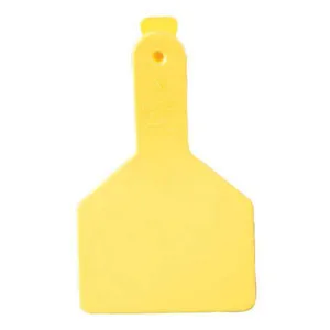ACNZCALFLN-Lng Neck-Yellow New Z Calf Size Tags 25's