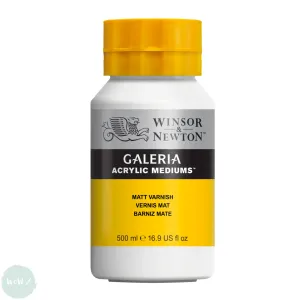 Acrylic VARNISH Winsor & Newton GALERIA 500ml MATT