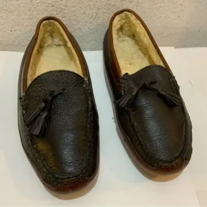Allen Edmonds Leather Tassel Wolcott House Slippers size 11