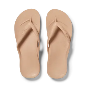 Arch Support Flip Flops - Classic - Tan