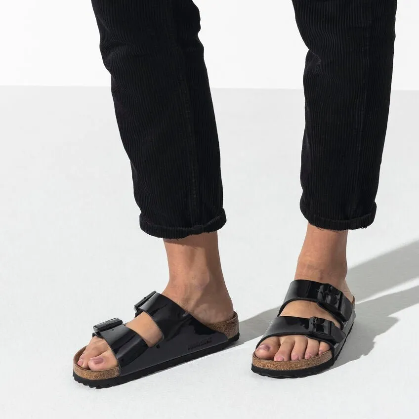 'Arizona BS' women's slide sandal - black patent