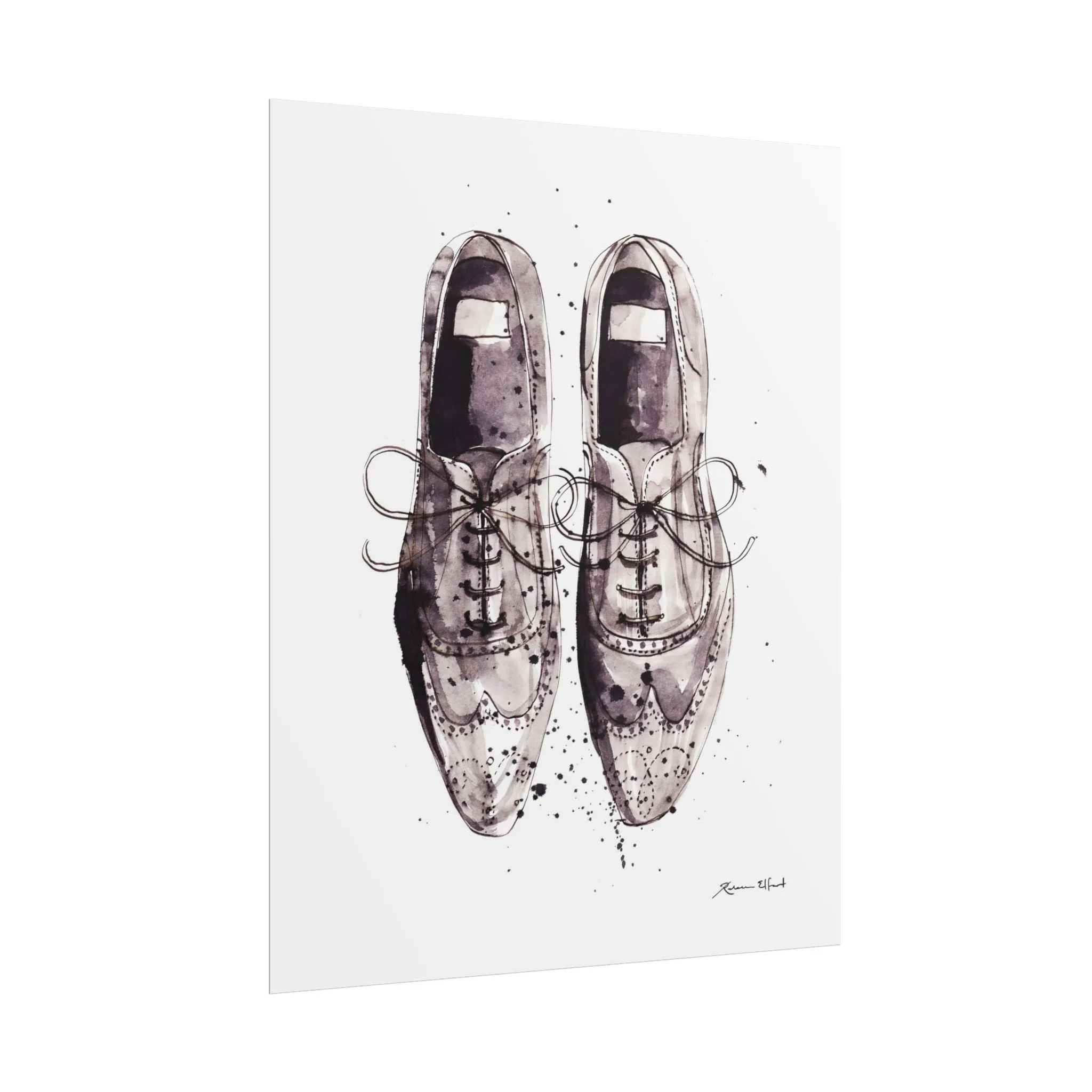 Art Print Brogues