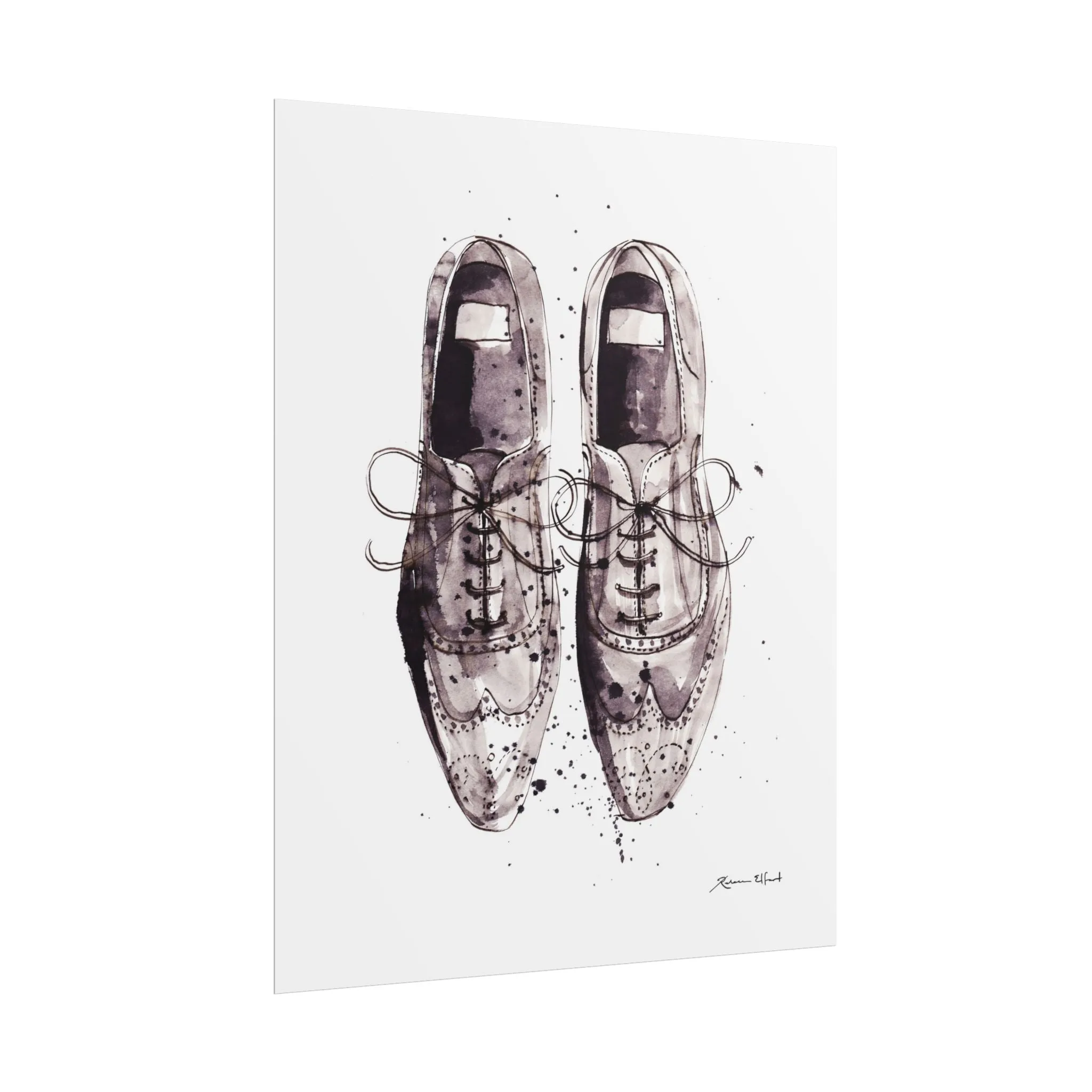 Art Print Brogues