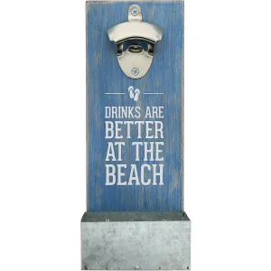 At the Beach 11.5" Wall Mount Bottle Opener