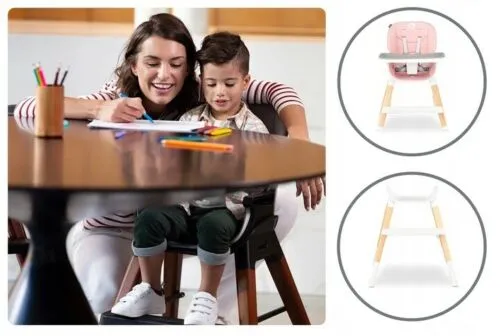 Baby High Feeding Chair Lionelo Mona 4 In 1 Soft And Easy-To-Clean