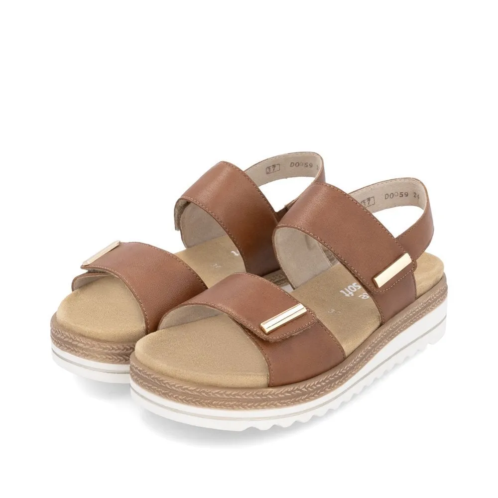 Bamboo Tan Leather Sandals