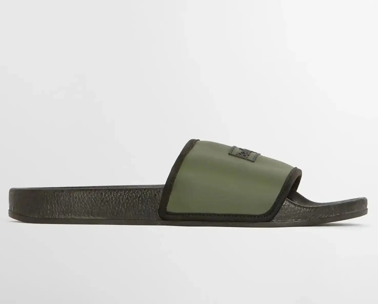 Barbour Mens Creswell Sliders Uniform Green