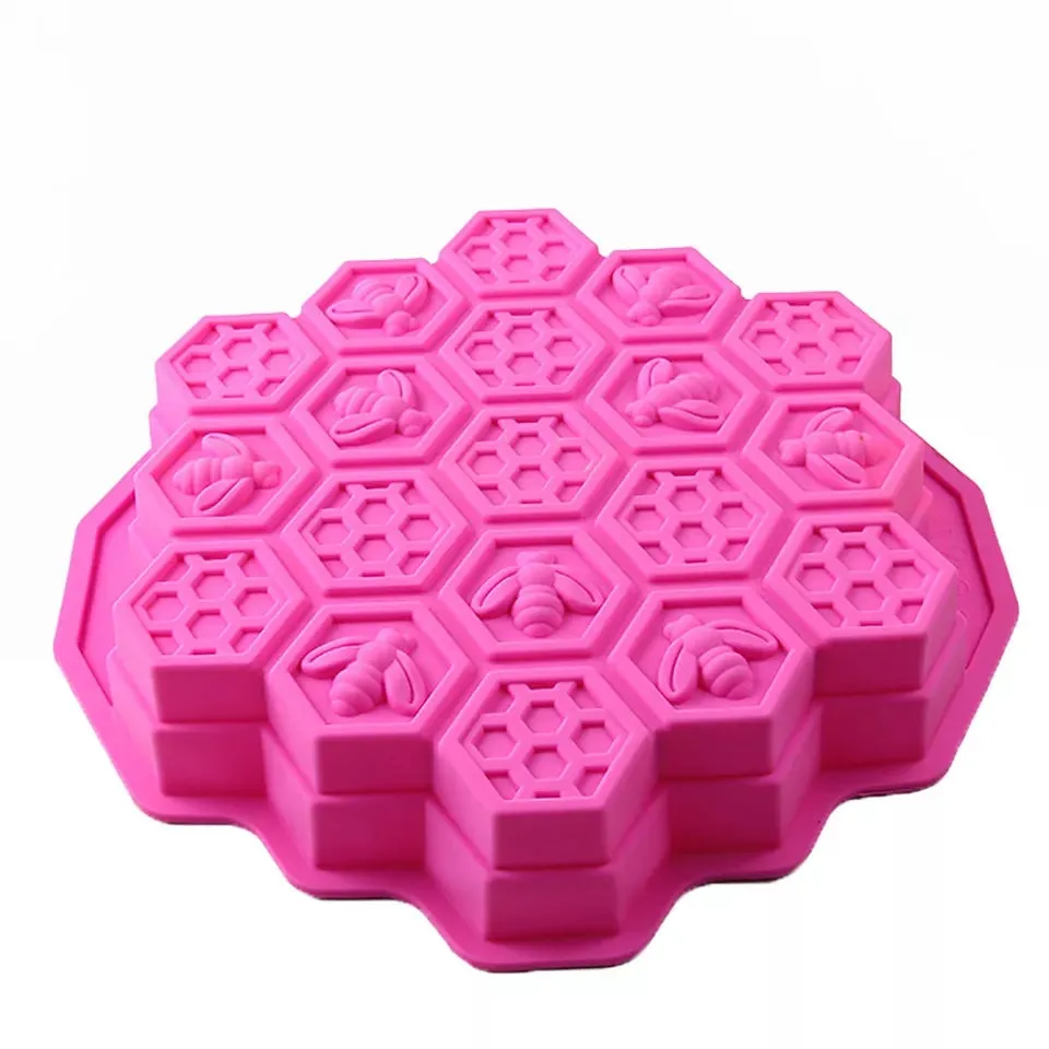 BEES IN HIVE/HONEY COMB CHOCOLATE MOUSSE MOULD