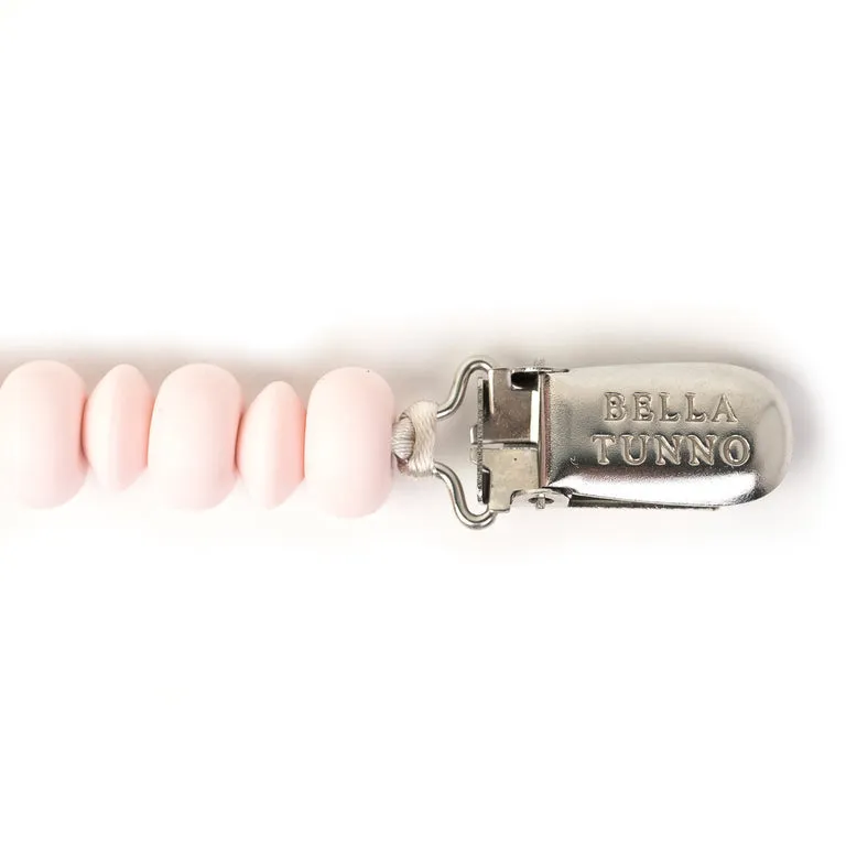 Bella Tunno Pacifier Clip - Light Pink