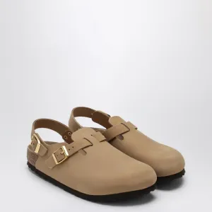 Birkenstock  Sand Coloured Suede Tokyo Slipper