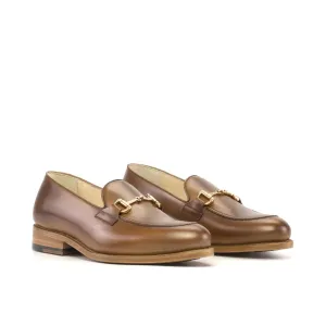Bit Loafer in Medium Brown Calf