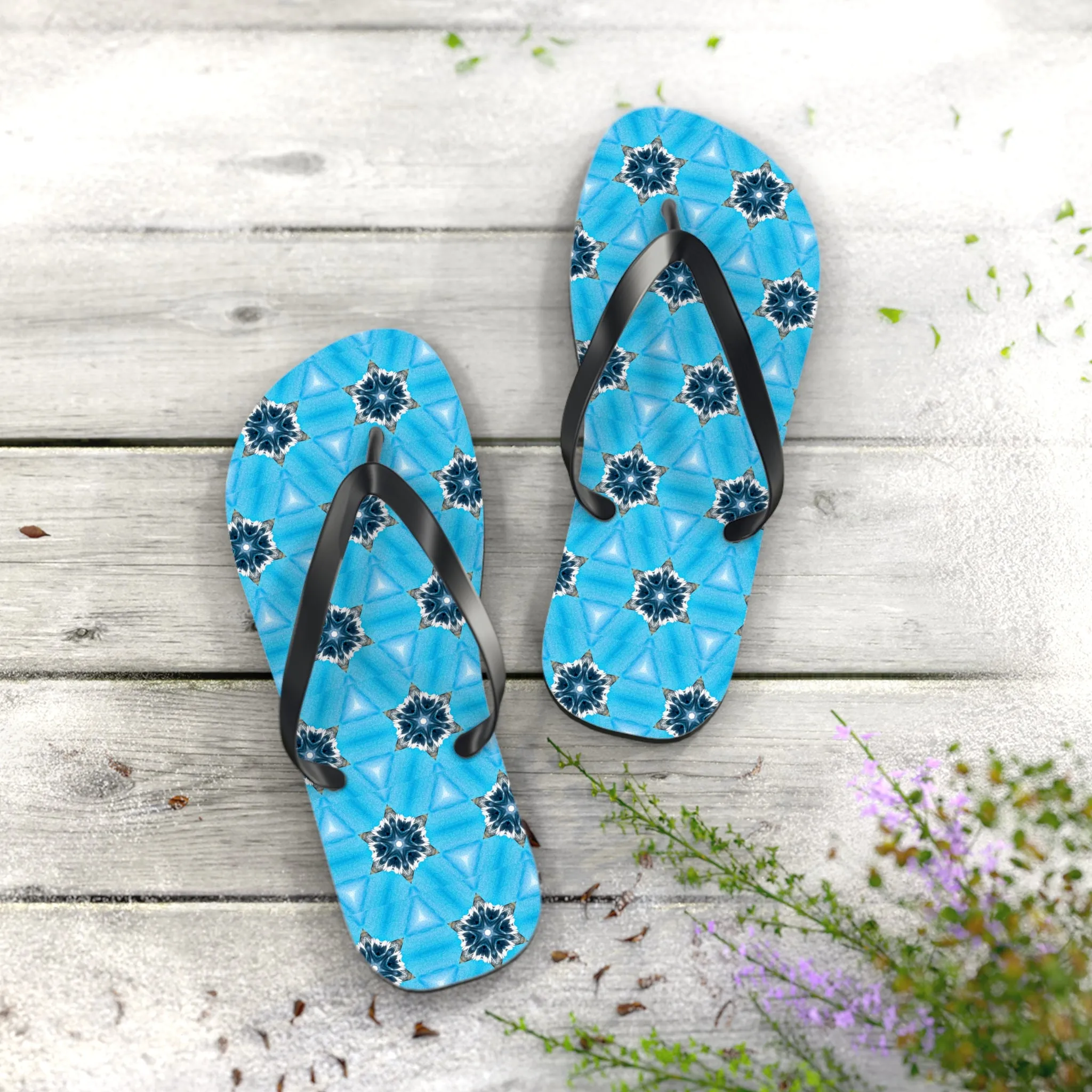 Blue Diamond Flip Flops for Women