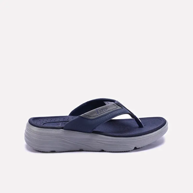 Blue Soft Flip Flops 0151093