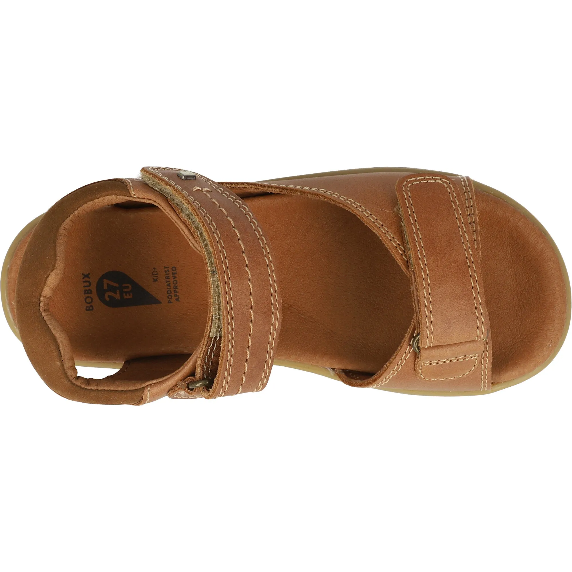 Bobux Driftwood Caramel Kids Sandals