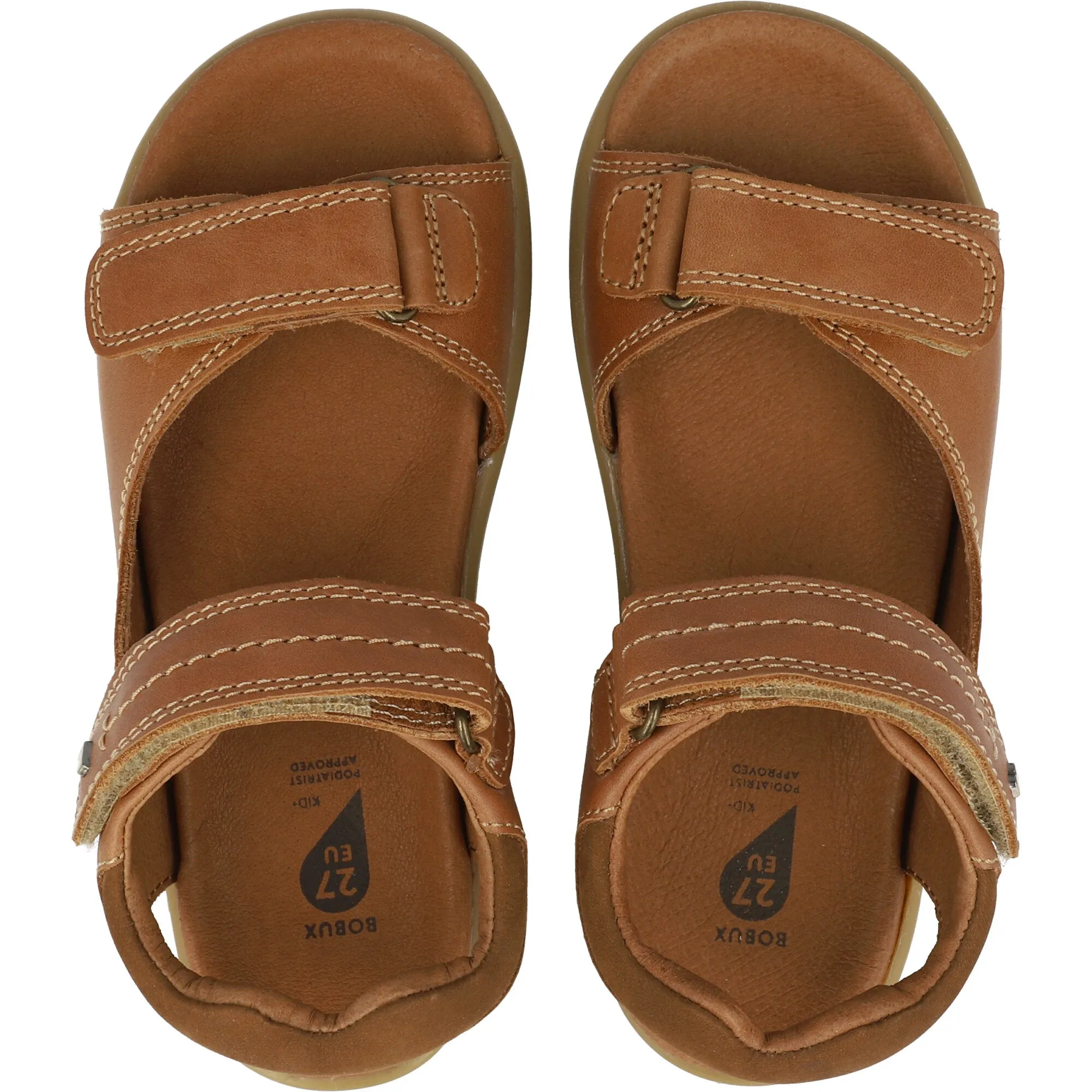 Bobux Driftwood Caramel Kids Sandals