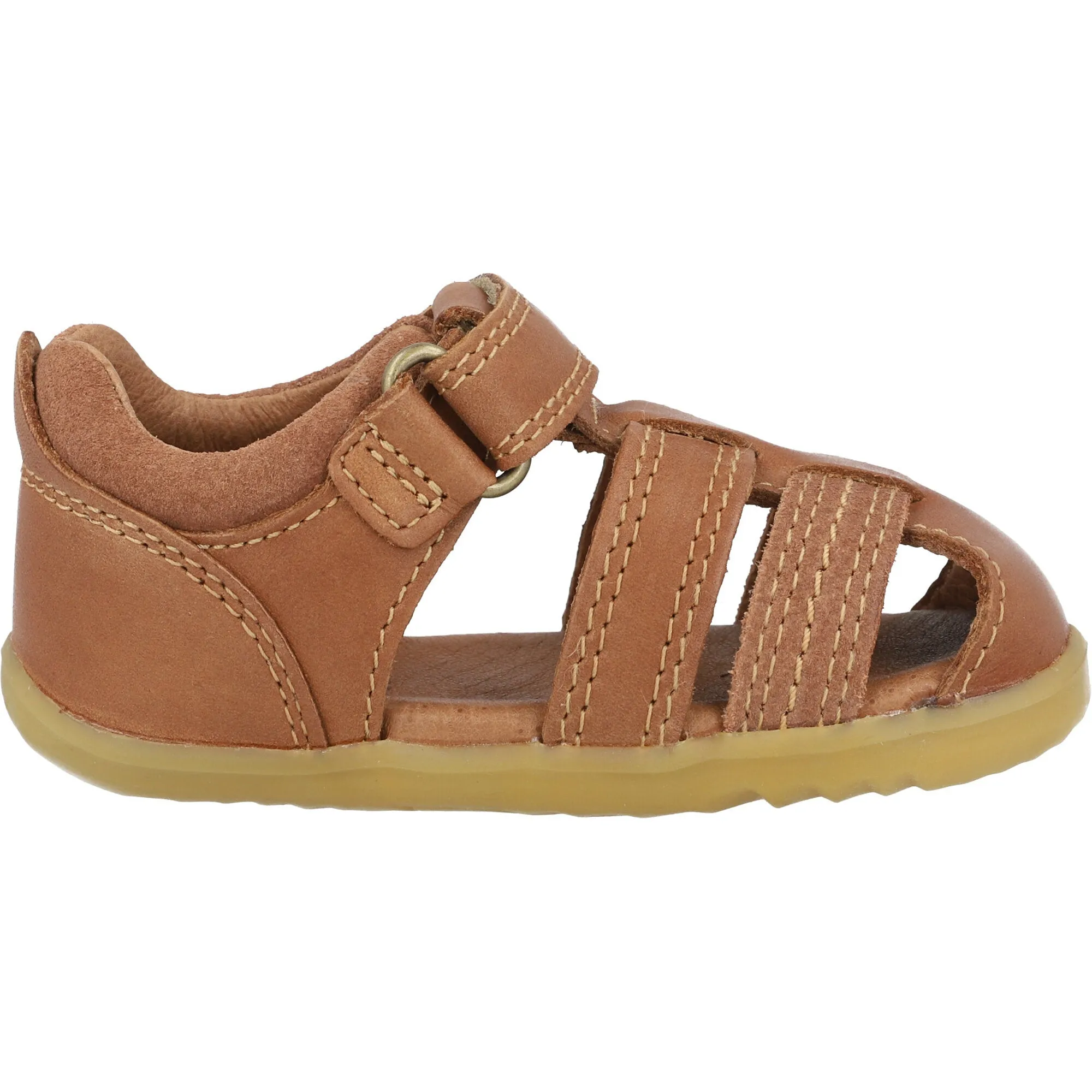 Bobux Roam Caramel Closed-Toe Sandals