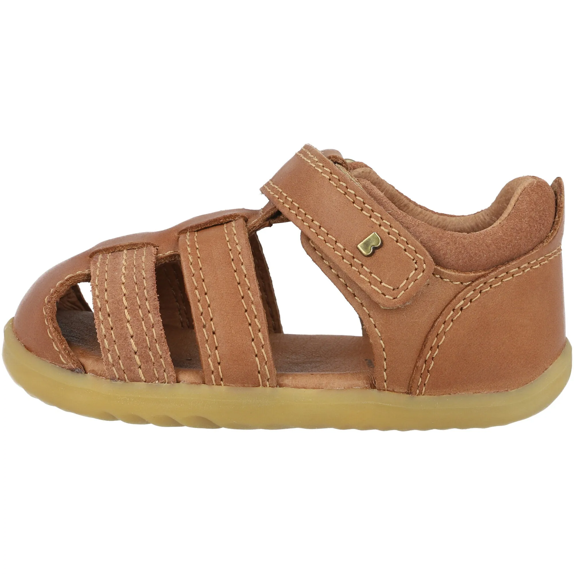 Bobux Roam Caramel Closed-Toe Sandals