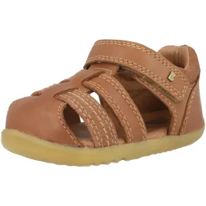 Bobux Roam Caramel Closed-Toe Sandals