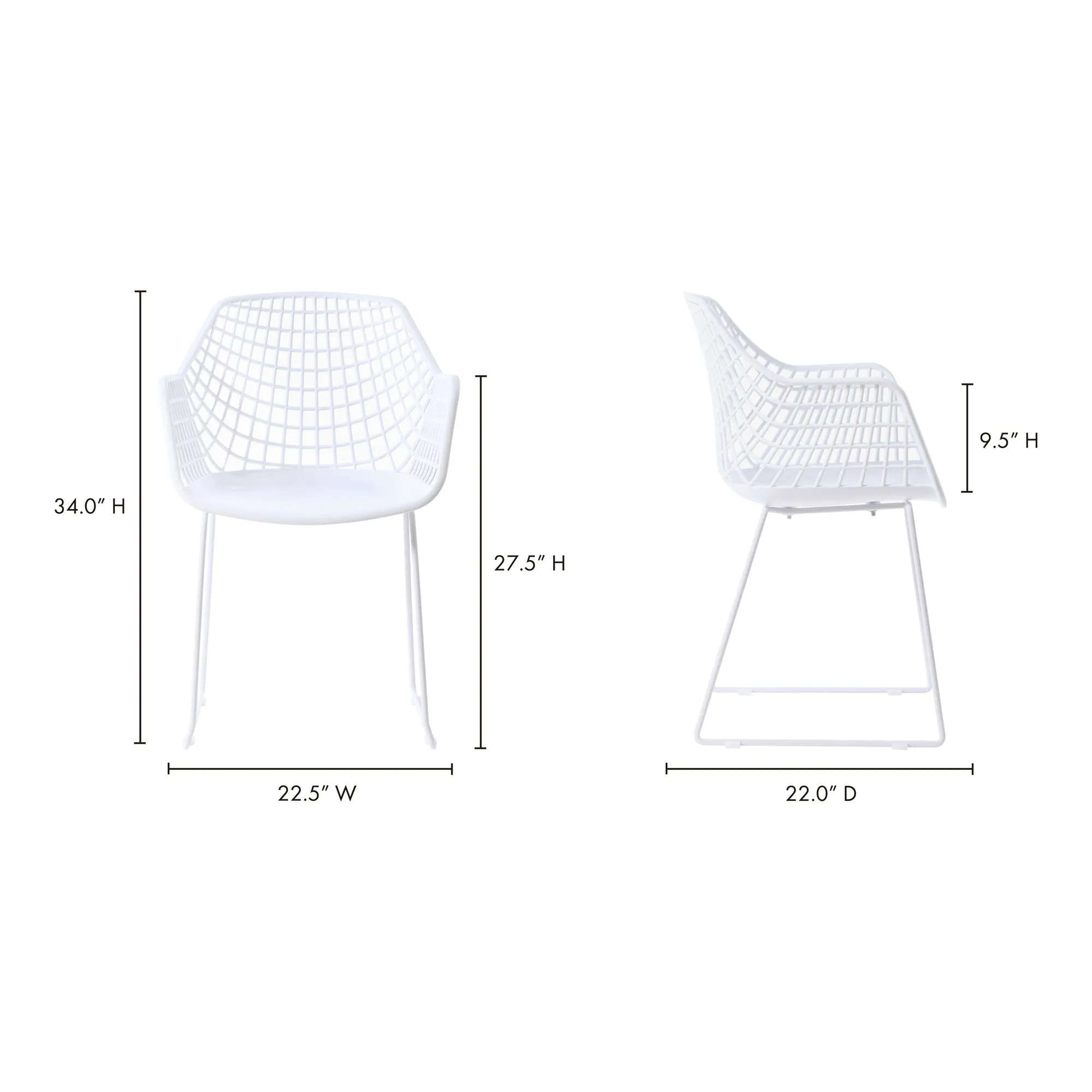Breezy Outdoor Duo Chairs - Set Of Two
