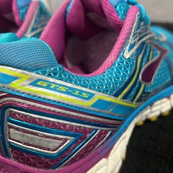 🔥🔥 BROOKS Adrenaline GTS 15 Women’s Running  Sneaker Shoes Sz 11 - EXCELLENT