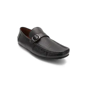 Buckle Leather Loafers