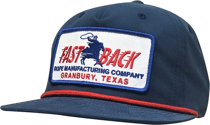 Cap #03RDS - Navy Flat Bill with Red Braid