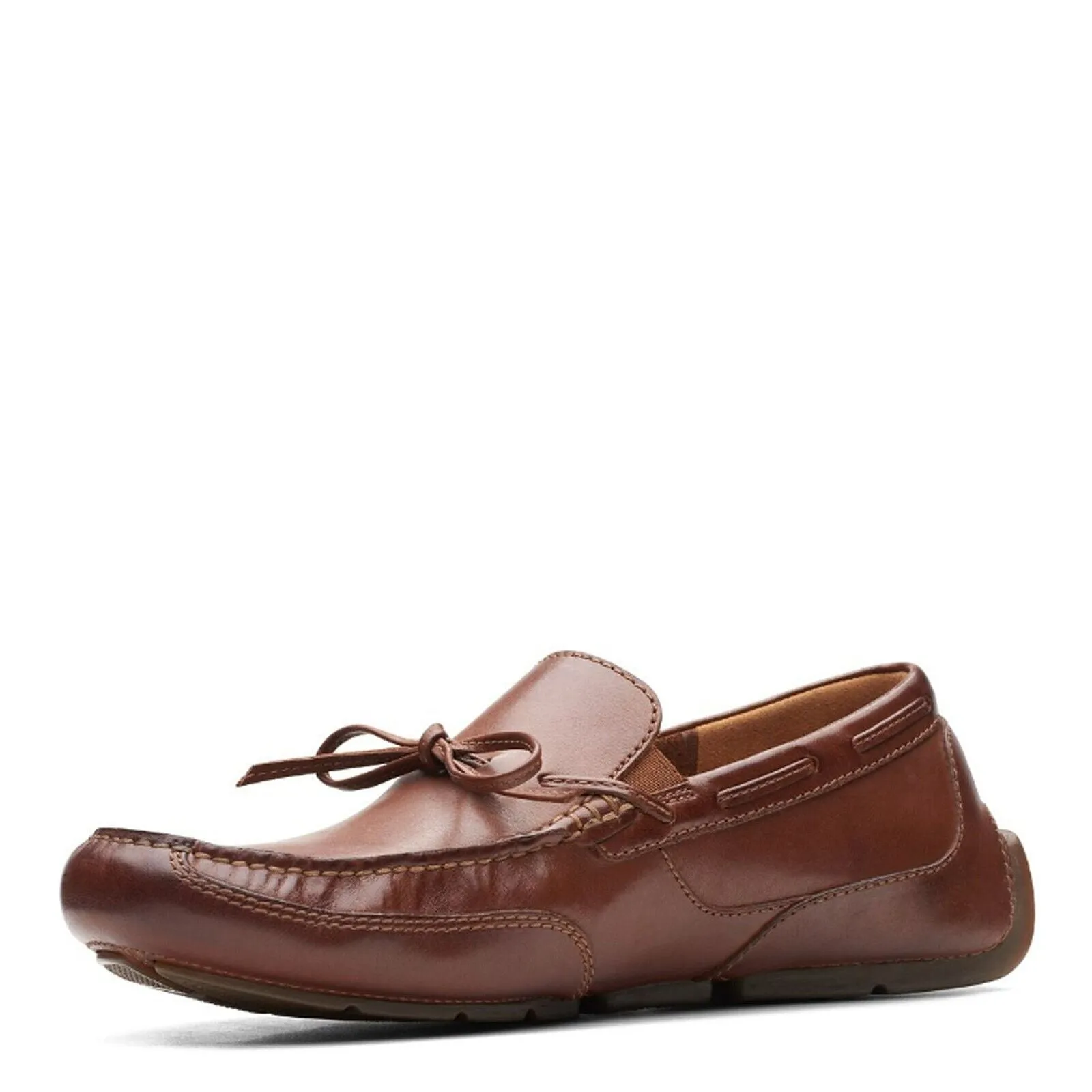 Clarks Men's Markman Lace Dark Tan Leather
