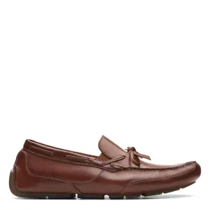 Clarks Men's Markman Lace Dark Tan Leather