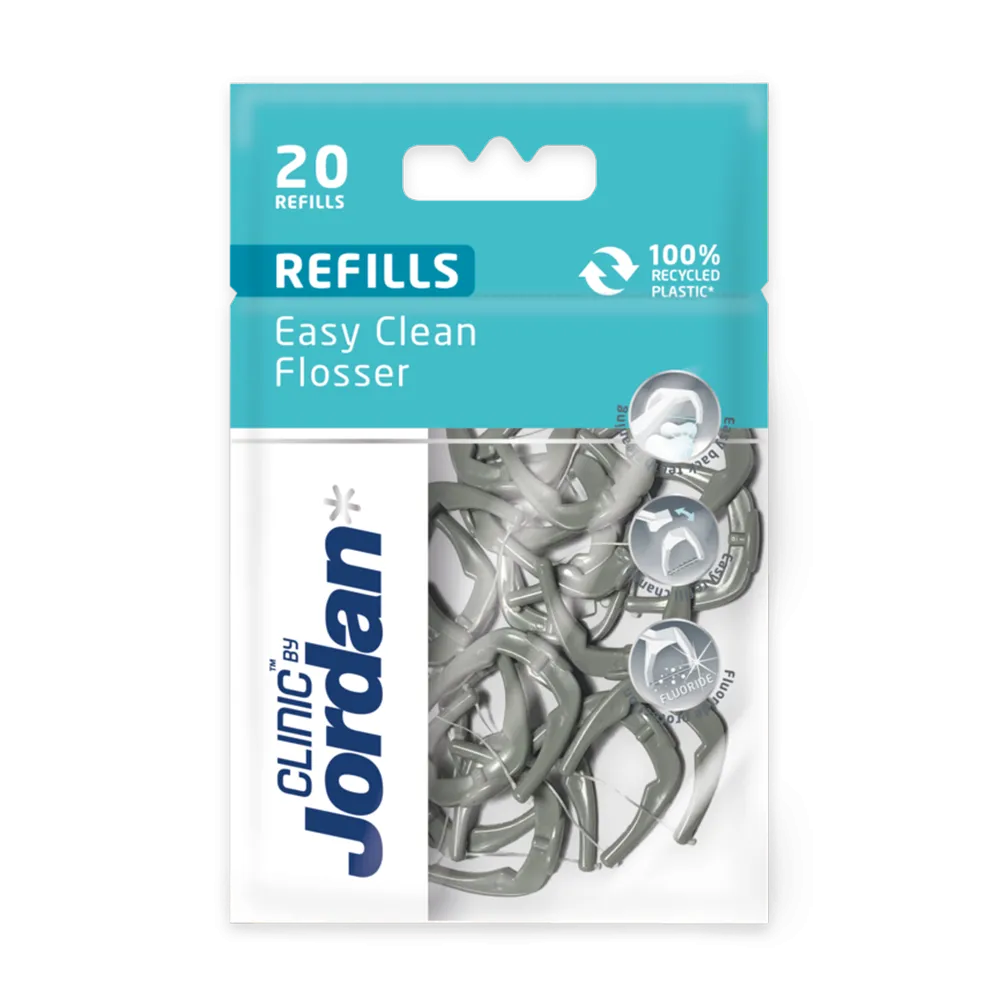 CLINIC By Jordan Easy Clean Flosser Refill hammaslankaimen täyttöpakkaus