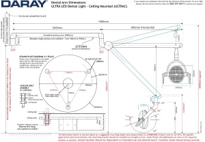 Daray - Ultra LED Dental Light - various fittings