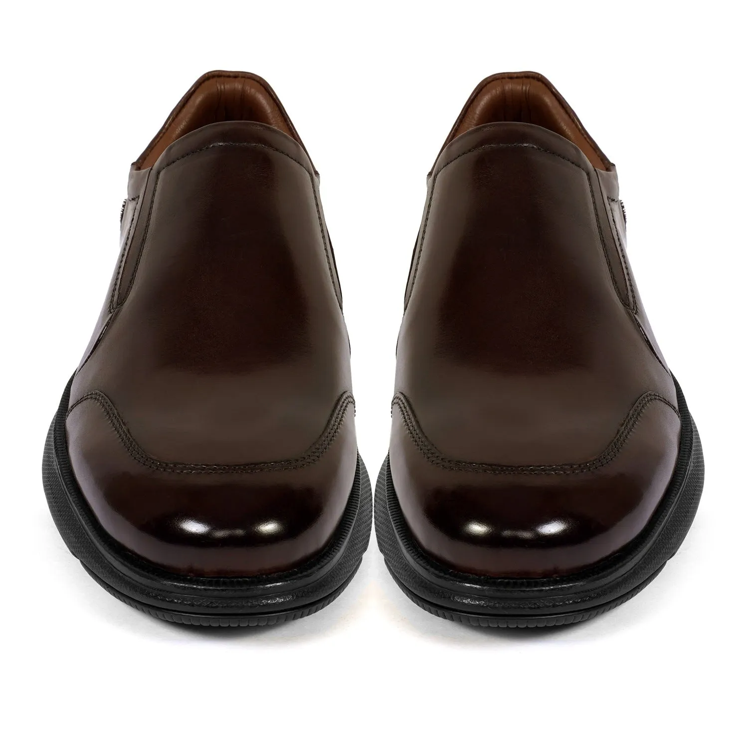 Dark Brown Leather Super Light Weight Sneakers By Brune & Bareskin