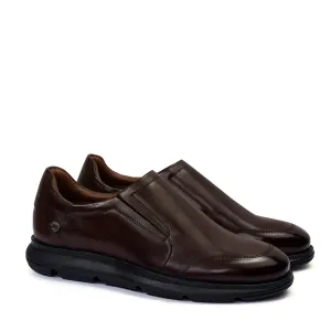 Dark Brown Leather Super Light Weight Sneakers By Brune & Bareskin