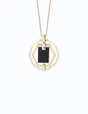 Decagon Hex Drop Pendant