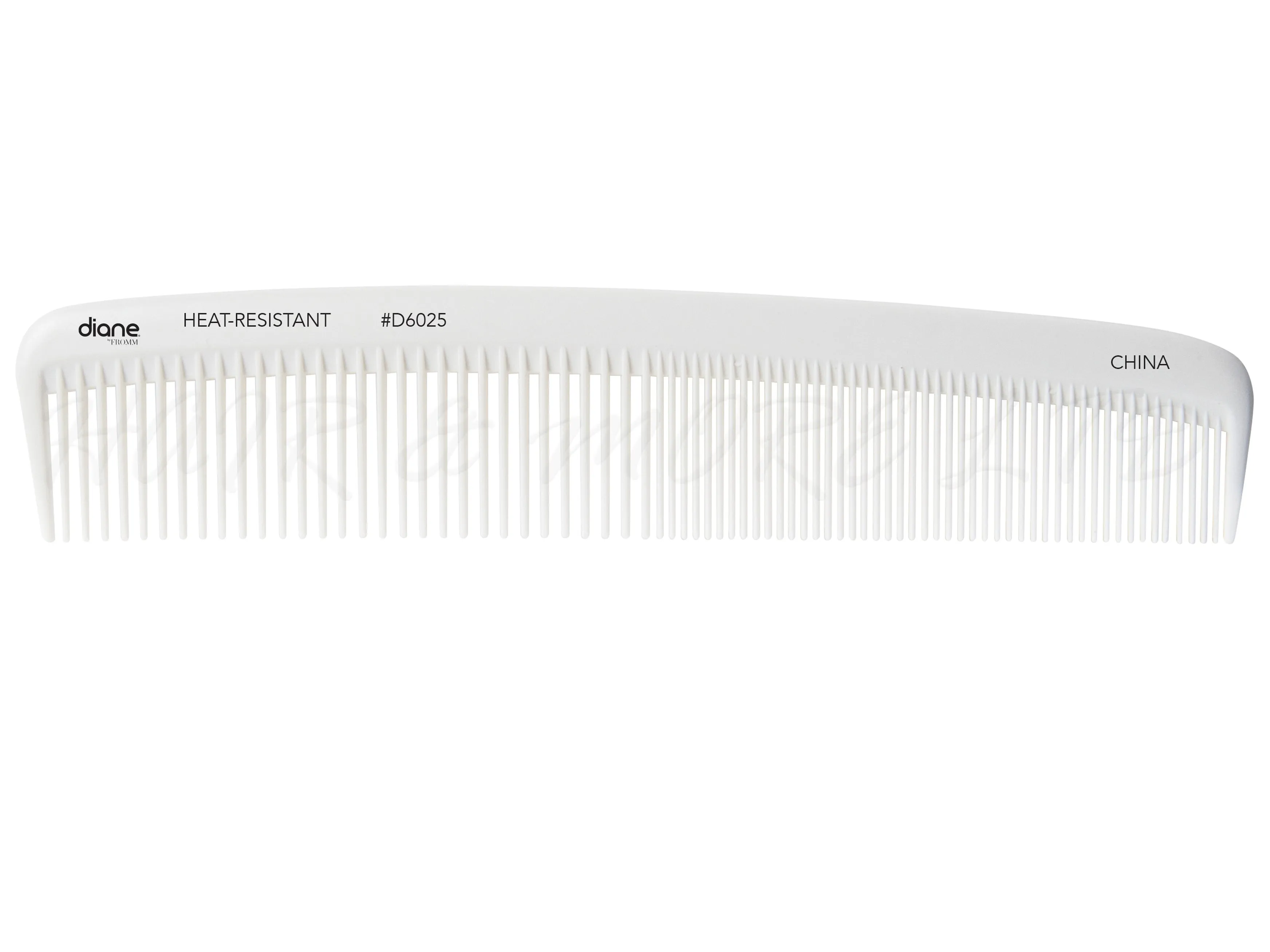 Diane Heat-Resistant & Static-Free White 8.75" Dressing Comb