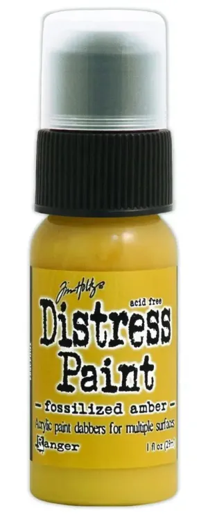 Distress Paint - Fossilized Amber 1 Oz.