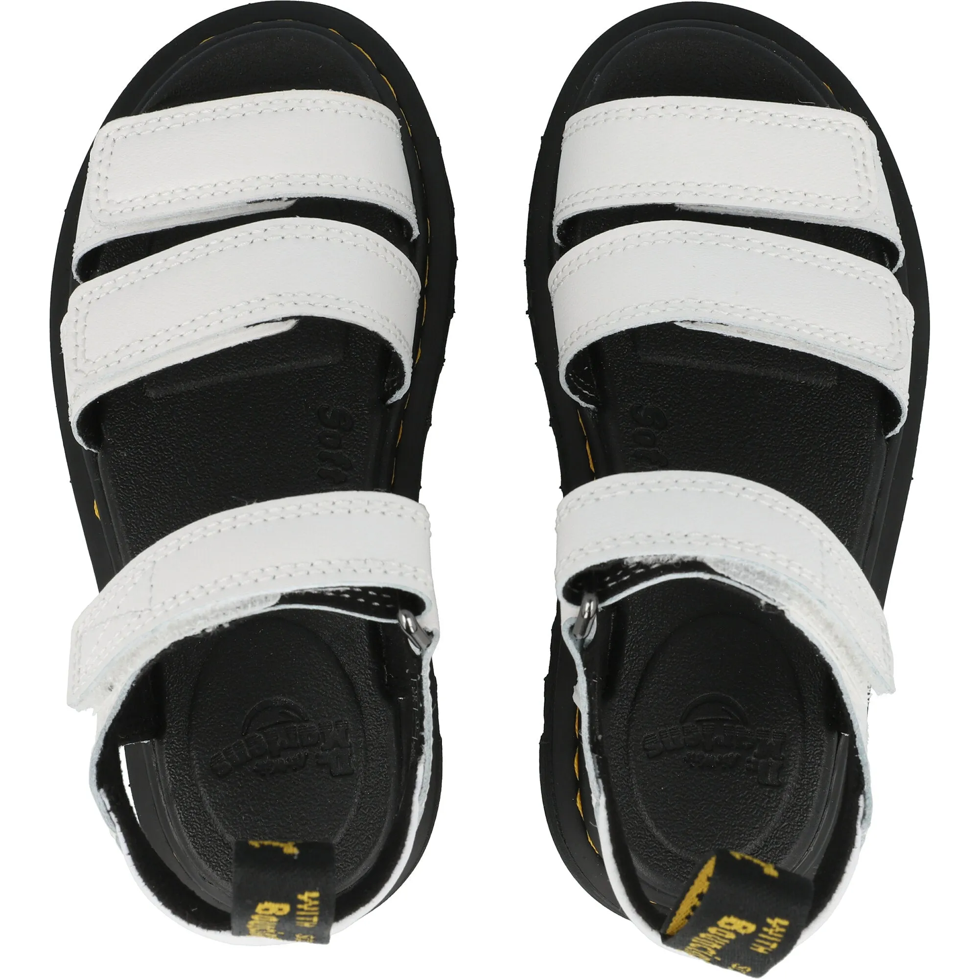 Dr Martens Klaire J White Sandals