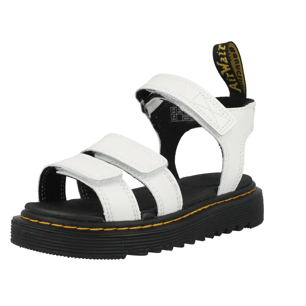 Dr Martens Klaire J White Sandals