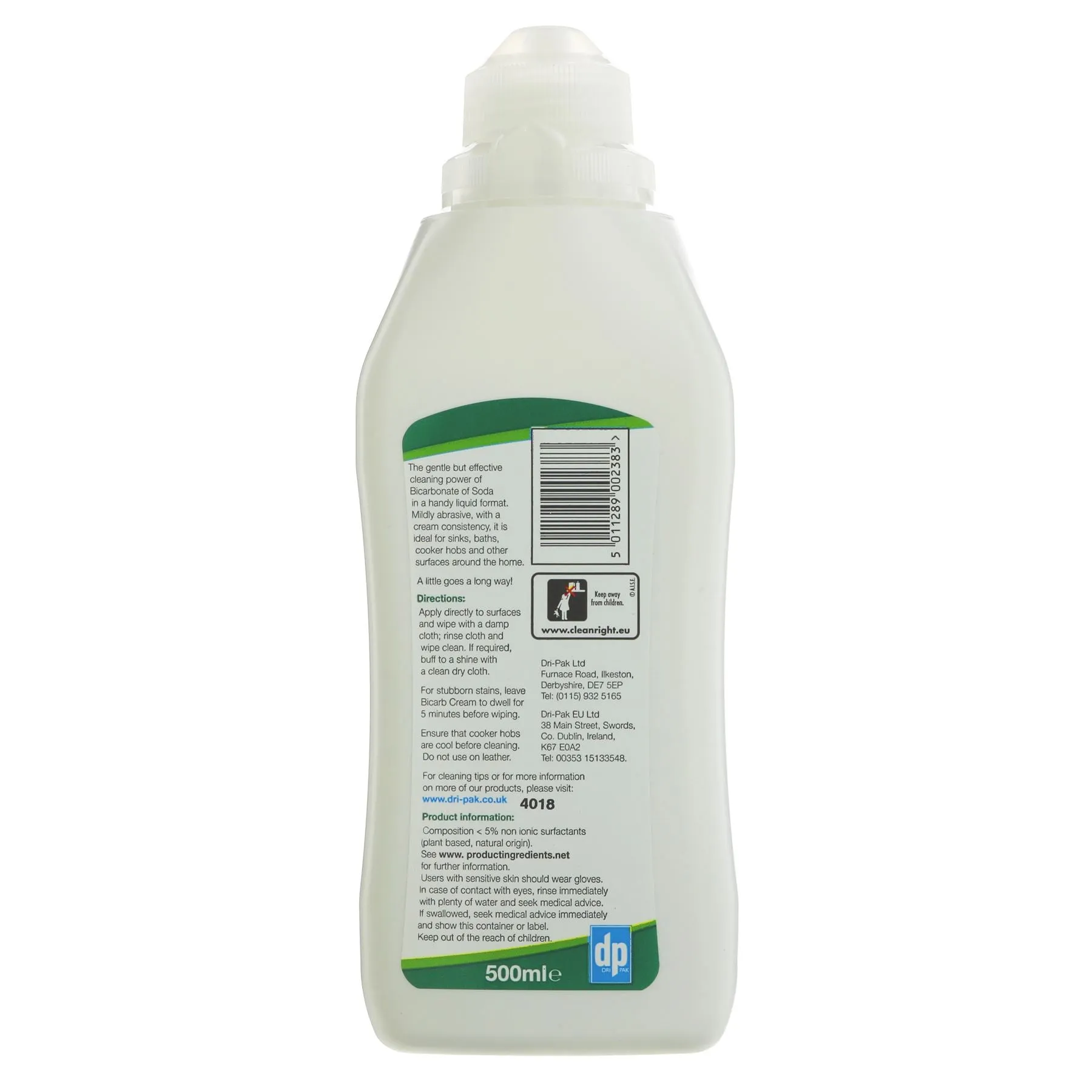 DRI-PAK | Bicarb Cream | 500ml