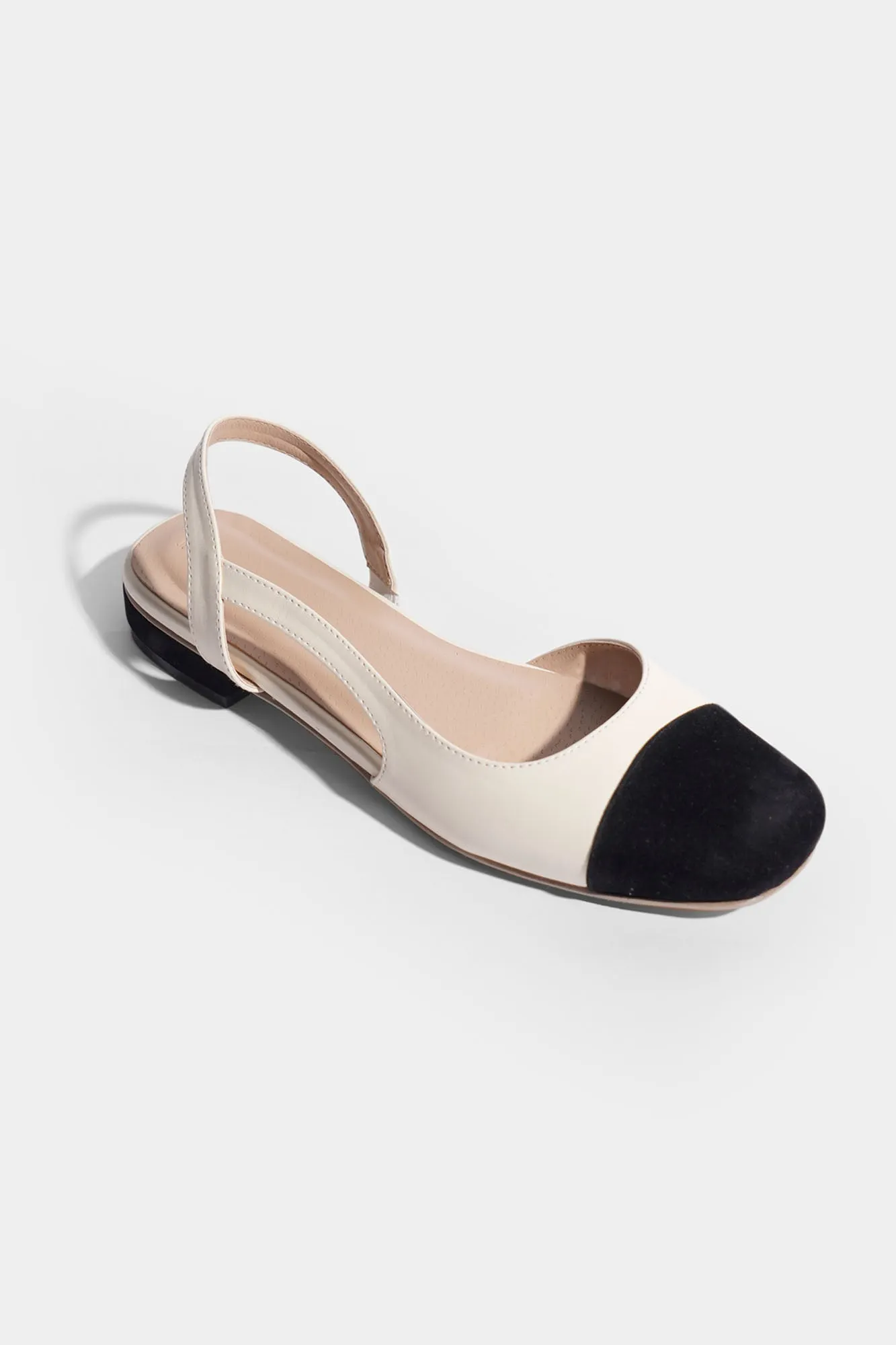 Duo Tone Pointed Toe Easy Soles Sandals