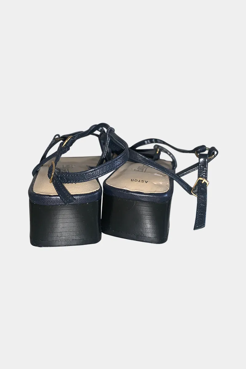 Easy Steps Black Sandals