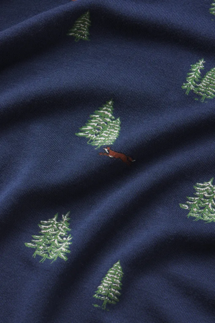 Eberjey Gisele Crew Neck Forest / Fox