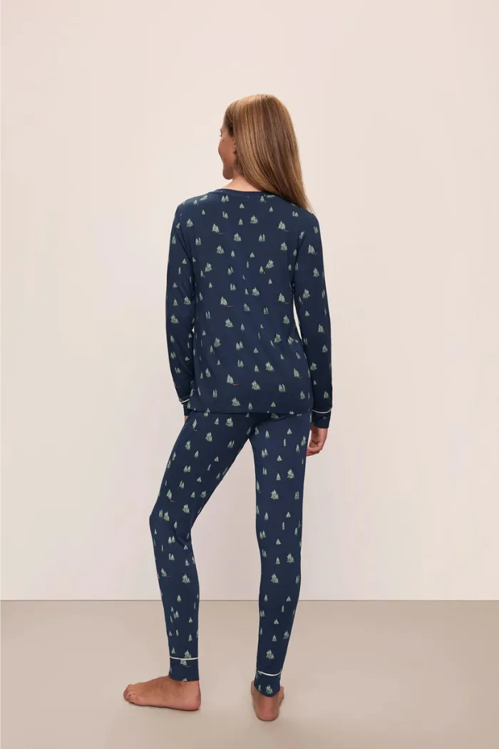 Eberjey Gisele Crew Neck Forest / Fox