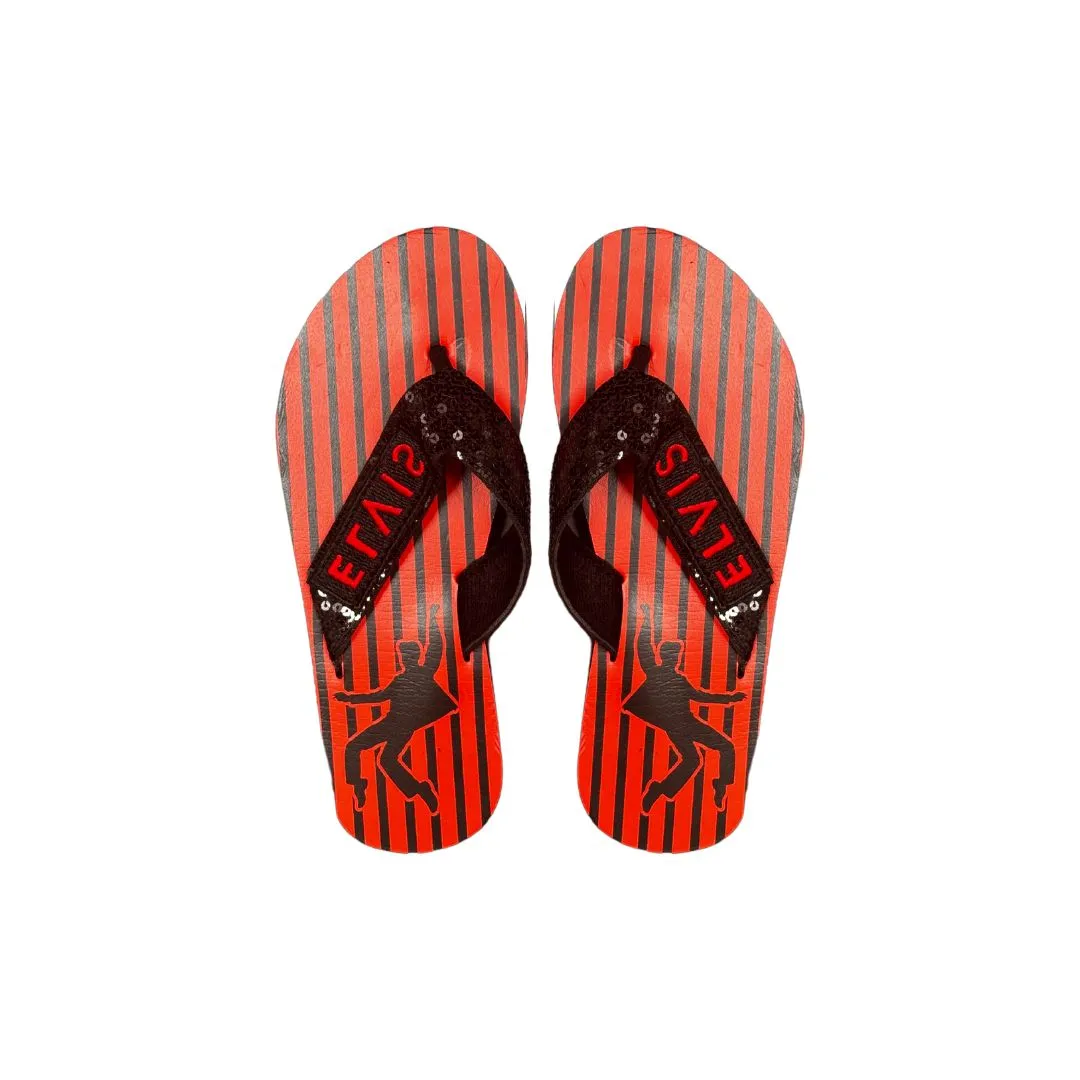 Elvis Jailhouse Rock Sequin Flip Flops
