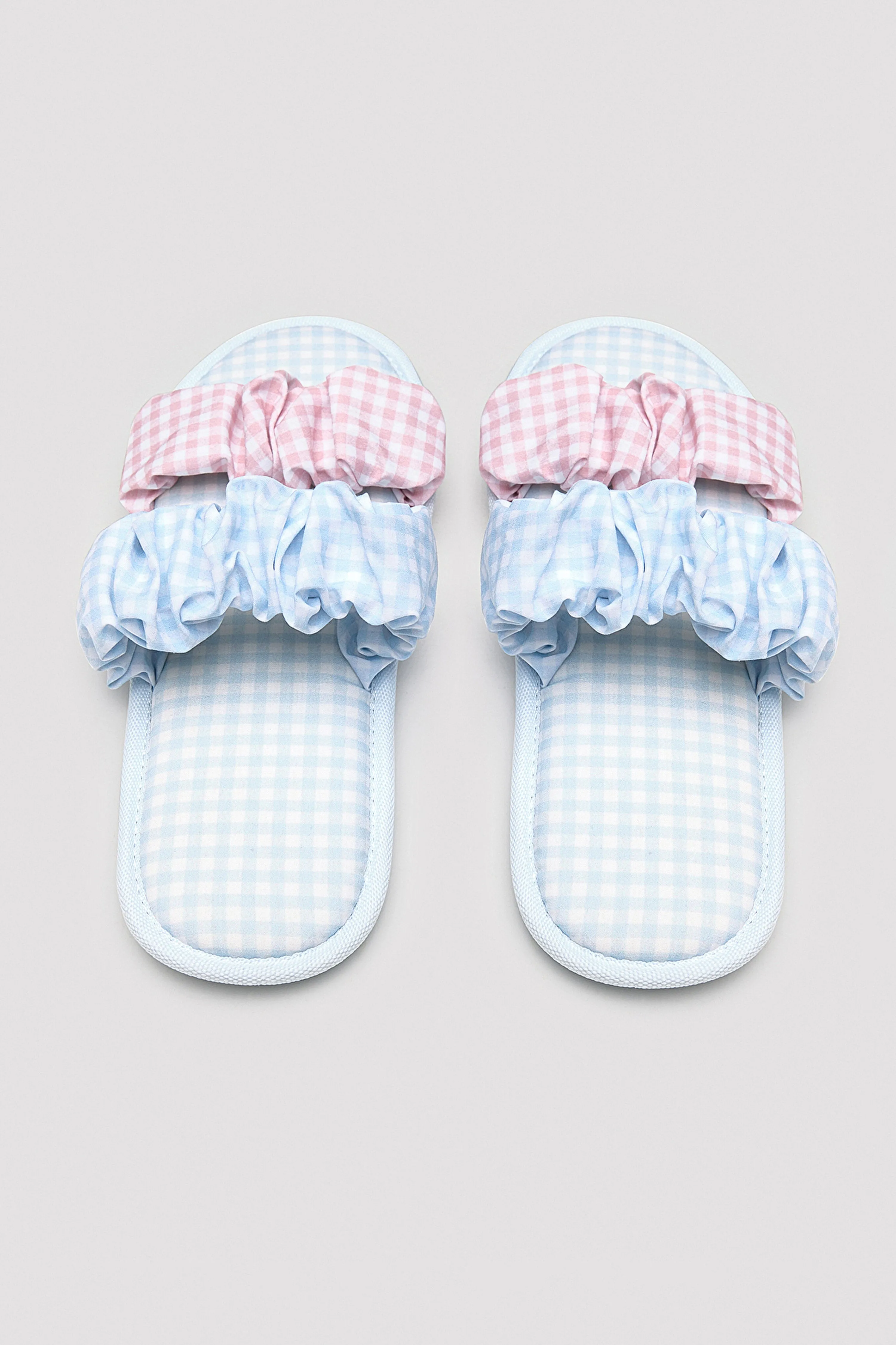 Emma Light Blue Slippers