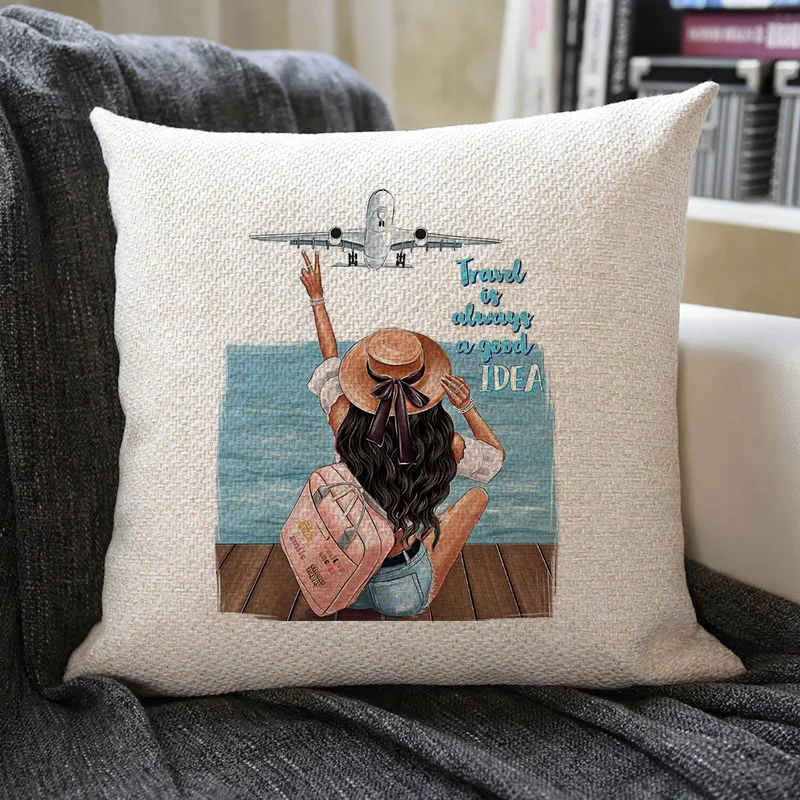 Enjoy Life Linen Pillowcase
